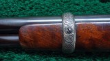 DELUXE ENGRAVED WINCHESTER MODEL 1866 SADDLE RING CARBINE - 18 of 25