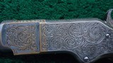 DELUXE ENGRAVED WINCHESTER MODEL 1866 SADDLE RING CARBINE - 14 of 25