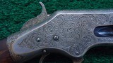 DELUXE ENGRAVED WINCHESTER MODEL 1866 SADDLE RING CARBINE - 15 of 25