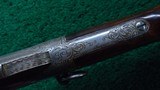 DELUXE ENGRAVED WINCHESTER MODEL 1866 SADDLE RING CARBINE - 8 of 25