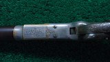 DELUXE ENGRAVED WINCHESTER MODEL 1866 SADDLE RING CARBINE - 11 of 25