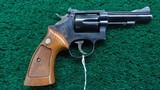 SMITH & WESSON K-38 COMBAT MASTERPIECE "PRE-MODEL 15" REVOLVER - 1 of 14