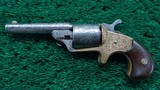 ENGRAVED NATIONAL ARMS COMPANY REVOLVER IN CALIBER 32 TEAT FIRE - 2 of 16
