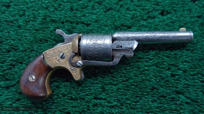 ENGRAVED NATIONAL ARMS COMPANY REVOLVER IN CALIBER 32 TEAT FIRE