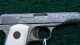 CASED AND ENGRAVED BROWNING RENAISSANCE GRADE PISTOL IN CALIBER 9MM - 6 of 16