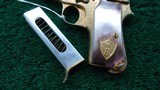 FACTORY ENGRAVED GOLD GILDED BERETTA MADE FOR THE KING OF SPAIN - 15 of 15