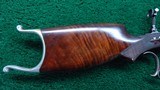 VERY FINE STEVENS POPE FACTORY ENGRAVED TARGET RIFLE - 20 of 22