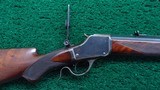 DELUXE HI-WALL RIFLE IN SCARCE CALIBER 40-90 S.S. - 1 of 19