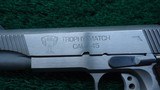 SPRINGFIELD ARMORY TROPHY MATCH CAL 45 PISTOL - 8 of 13