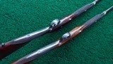 CASED PAIR OF J. MANTON SMALL PERCUSSION RIFLES - 5 of 23