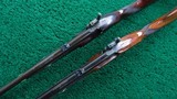 CASED PAIR OF J. MANTON SMALL PERCUSSION RIFLES - 6 of 23
