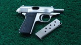 WALTHER MODEL PPK/S STAINLESS PISTOL IN 380 CALIBER - 9 of 15