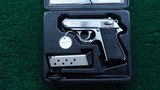 WALTHER MODEL PPK/S STAINLESS PISTOL IN 380 CALIBER - 2 of 15