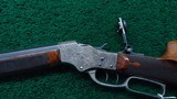 BEAUTIFUL FACTORY ENGRAVED STEVENS POPE TARGET RIFLE ON A 44-1/2 FRAME - 2 of 23
