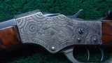 BEAUTIFUL FACTORY ENGRAVED STEVENS POPE TARGET RIFLE ON A 44-1/2 FRAME - 8 of 23