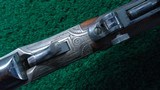 BEAUTIFUL FACTORY ENGRAVED STEVENS POPE TARGET RIFLE ON A 44-1/2 FRAME - 10 of 23