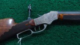 BEAUTIFUL FACTORY ENGRAVED STEVENS POPE TARGET RIFLE ON A 44-1/2 FRAME - 1 of 23