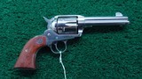 RUGER VAQUERO HIGH GLOSS STAINLESS STEEL IN 44-40 WCF - 1 of 10