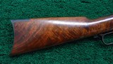 VERY FINE CASE COLORED WINCHESTER MODEL 1873 RIFLE IN CALIBER 38 WCF - 21 of 23