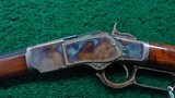 CASE COLORED SECOND MODEL WINCHESTER MODEL 1873 RIFLE IN CALIBER 44 - 2 of 20