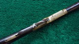 EXTRAORDINARY DELUXE ENGRAVED WINCHESTER 1866 RIFLE - 3 of 22