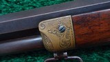 EXTRAORDINARY DELUXE ENGRAVED WINCHESTER 1866 RIFLE - 15 of 22