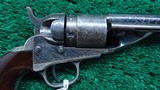 EXTREMELY RARE CASED DELUXE 1862 POCKET NAVY CONVERSION REVOLVER IN CALIBER 38 RF - 7 of 22
