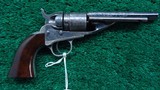 EXTREMELY RARE CASED DELUXE 1862 POCKET NAVY CONVERSION REVOLVER IN CALIBER 38 RF - 2 of 22