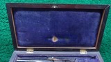 EXTREMELY RARE CASED DELUXE 1862 POCKET NAVY CONVERSION REVOLVER IN CALIBER 38 RF - 20 of 22