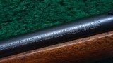 WINCHESTER MODEL 47 BOLT ACTION 22 CALIBER RIFLE - 10 of 15