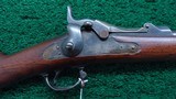 SPRINGFIELD 1884 TRAPDOOR RIFLE WITH ORIGINAL BAYONET IN CALIBER 45-70 - 1 of 23