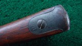 SPRINGFIELD 1884 TRAPDOOR RIFLE WITH ORIGINAL BAYONET IN CALIBER 45-70 - 20 of 23