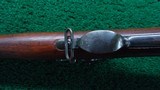 SPRINGFIELD 1884 TRAPDOOR RIFLE WITH ORIGINAL BAYONET IN CALIBER 45-70 - 10 of 23