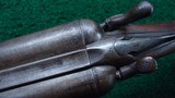 DOUBLE BARREL 10 GAUGE HAMMER BACK ACTION SHOTGUN - 10 of 19