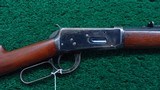 WINCHESTER FIRST MODEL 1894 RIFLE IN EXTREMELY FINE CONDITION AND CALIBER 38-55 - 1 of 19