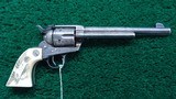 BEAUTIFUL PAIR OF COLT REVOLVER ENGRAVED BY CUNO HELFRICHT - 14 of 25
