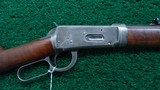 WINCHESTER 1894 FIRST MODEL RIFLE WITH SCARCE TAKEDOWN FRAME IN CALIBER 38-55 - 1 of 17