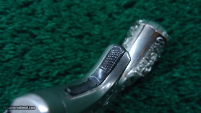 FACTORY ENGRAVED CASED COLT OPEN TOP 22 CALIBER REVOLVER - Image 12 of 19