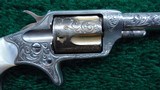 BEAUTIFUL CASED PAIR OF FACTORY ENGRAVED COLT NEW LINE REVOLVERS - 7 of 16