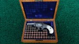 CASED FACTORY ENGRAVED COLT NEW LINE 38 CALIBER RF REVOLVER - 15 of 16