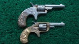 CASED PAIR OF COLT FACTORY ENGRAVED 22 CALIBER PISTOLS - 2 of 21