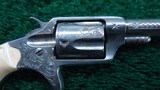 FACTORY ENGRAVED CASED NEW LINE 32 RF REVOLVER - 7 of 13