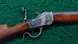 WINCHESTER 1885 LO-WALL SINGLE SHOT RIFLE IN CALIBER 25 WCF - 1 of 20