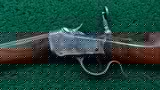 WINCHESTER 1885 LO-WALL SINGLE SHOT RIFLE IN CALIBER 25 WCF - 2 of 20