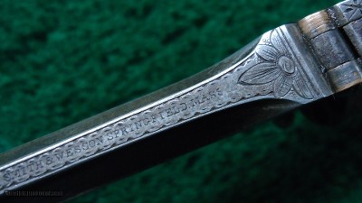 VERY FINE SMITH & WESSON No.1 2ND ISSUE NIMSCHKE ENGRAVED REVOLVER IN CALIBER 22 - Image 8 of 14
