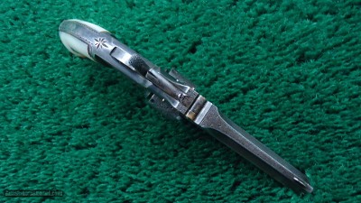 VERY FINE SMITH & WESSON No.1 2ND ISSUE NIMSCHKE ENGRAVED REVOLVER IN CALIBER 22 - Image 3 of 14