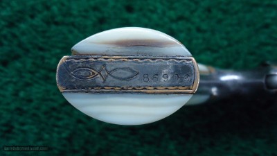 VERY FINE SMITH & WESSON No.1 2ND ISSUE NIMSCHKE ENGRAVED REVOLVER IN CALIBER 22 - Image 10 of 14