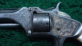 VERY FINE SMITH & WESSON No.1 2ND ISSUE NIMSCHKE ENGRAVED REVOLVER IN CALIBER 22 - 9 of 14