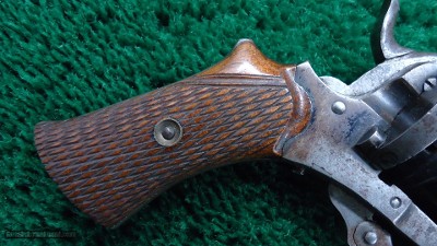 CASED BELGIUM REVOLVER UNUSUAL 4 INCH BAYONET - Image 12 of 17