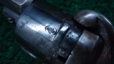 CASED BELGIUM REVOLVER UNUSUAL 4 INCH BAYONET - Image 13 of 17